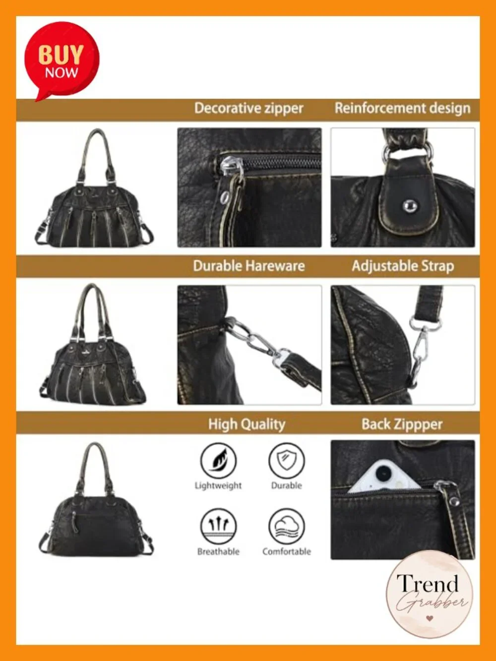 Soft Faux Leather Hobo Shoulder Bag Convertible Crossbody Purse for Women
